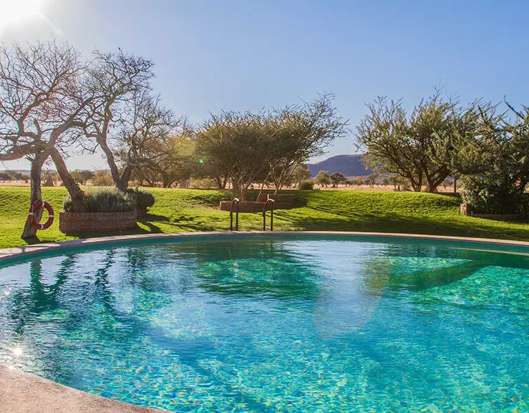 Take a dip i the pool.