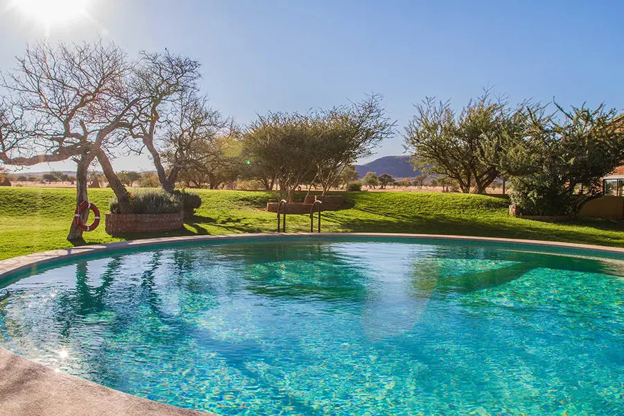 Take a dip i the pool.