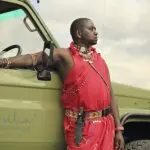 Vehículos eléctricos para safaris en Ol Pejeta. 