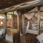 Interior del Bush Chalet.