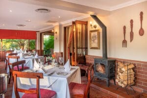 Acogedor restaurante.
