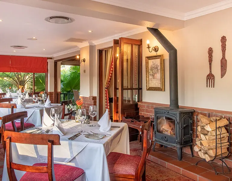Acogedor restaurante.