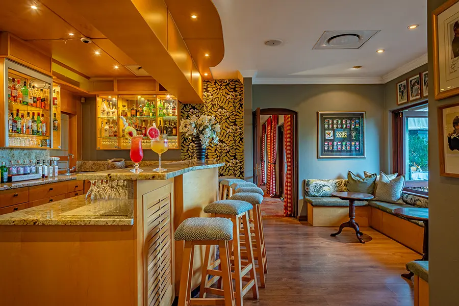 El bar bien surtido.
