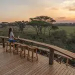 Sunset cocktails on the deck.