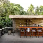 Enjoy a drink from the bar.