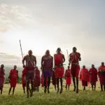 Maasai warriors.