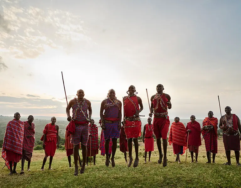 Maasai warriors.