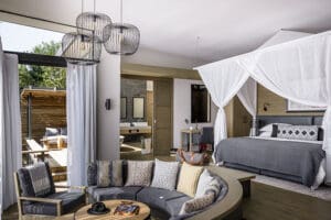 Your spacious suite at Olonana. 