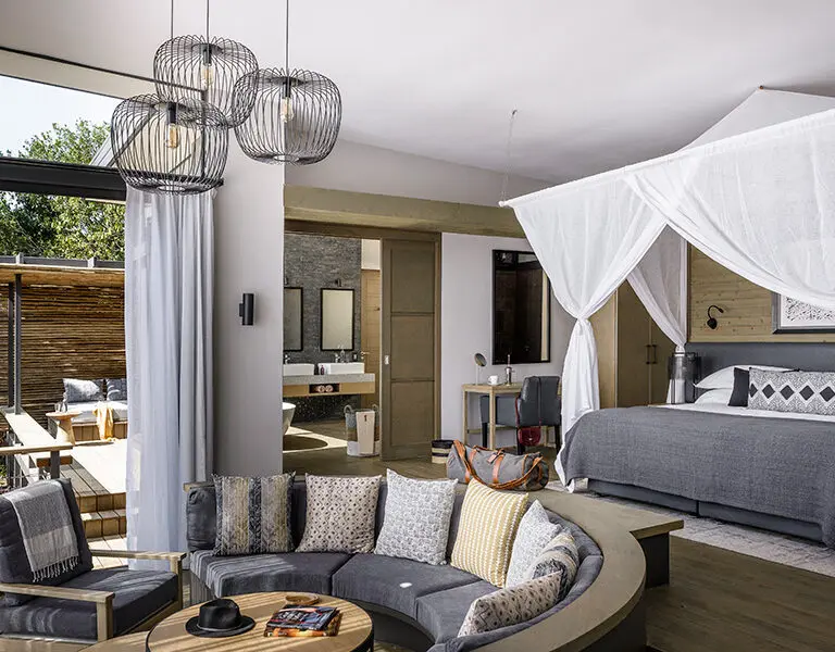 Your spacious suite at Olonana. 