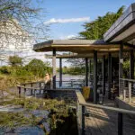 Views of the Mara river from the lodge deck.