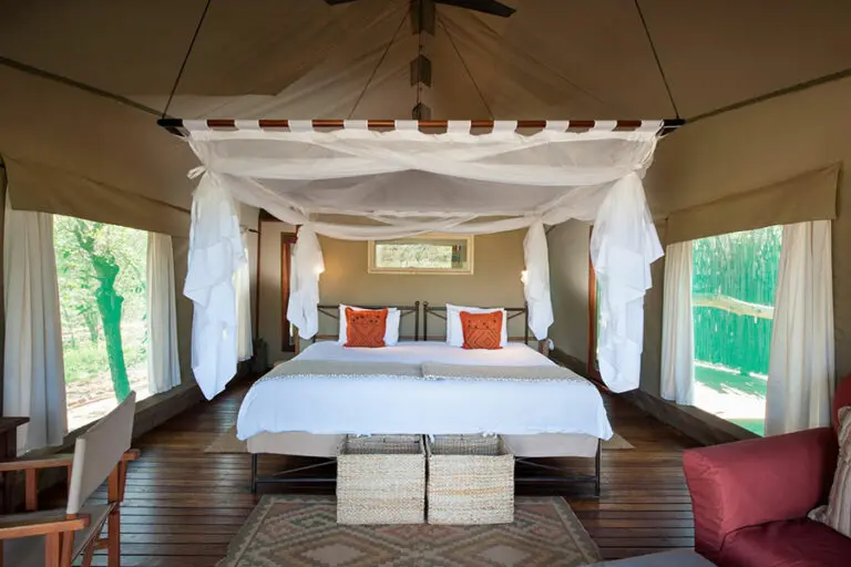 Ongava Tented Camp interior.