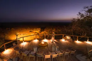Sit out by the boma in the evening.