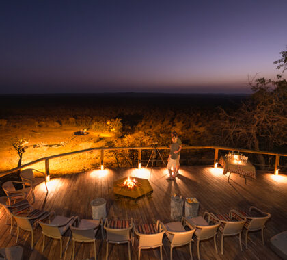 Sit out by the boma in the evening.
