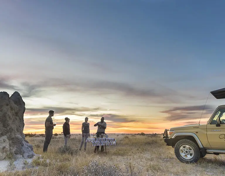 Stop for sundowners.
