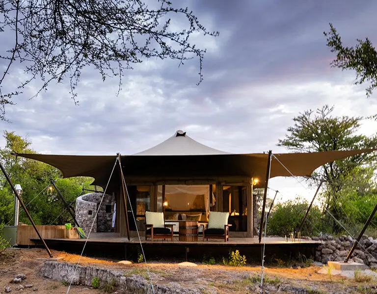 Each of the tents offers its occupants complete privacy along with style & comfort.