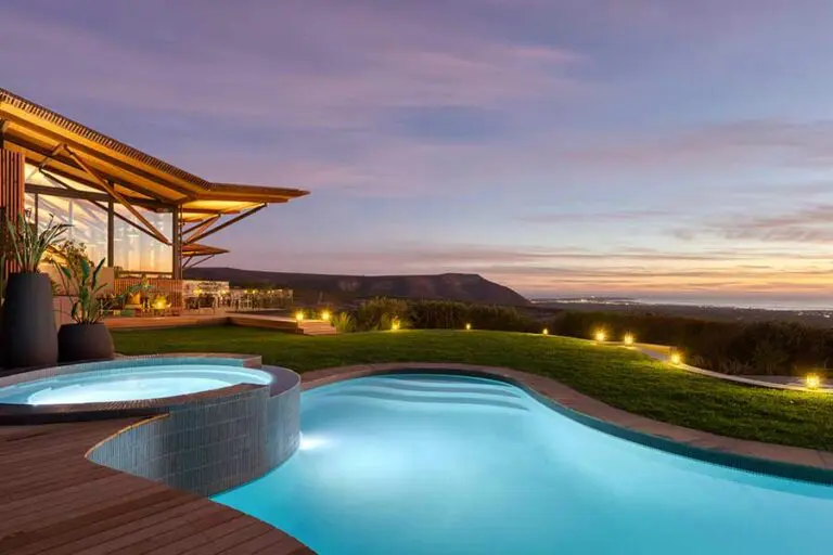 Garden Lodge swimming pool.