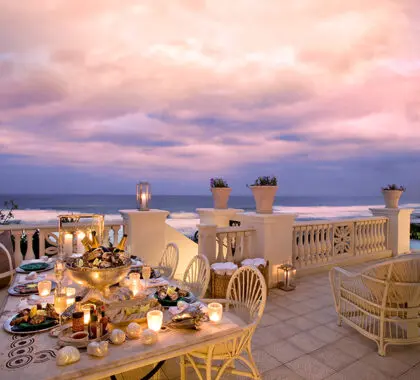 Cena privada en la suite presidencial 