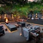 Disfrute de los famosos banquetes en la sabana del lodge.