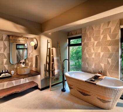 Lujoso cuarto de baño | Phinda Forest Lodge