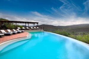 Piscina del Phinda Mountain Lodge.