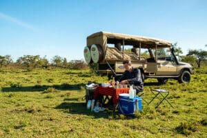 Picnic en la reserva.