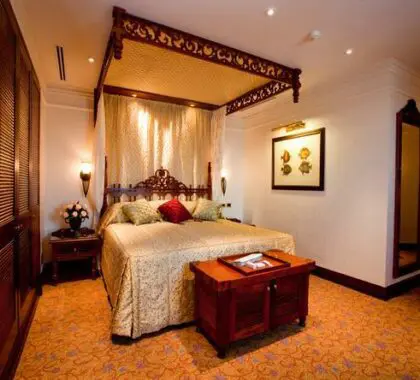 The rooms are spacious and luxury equipped
