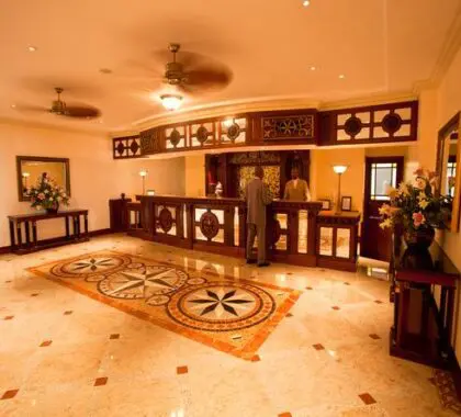 The friendly reception staff will help you with all your wishes
