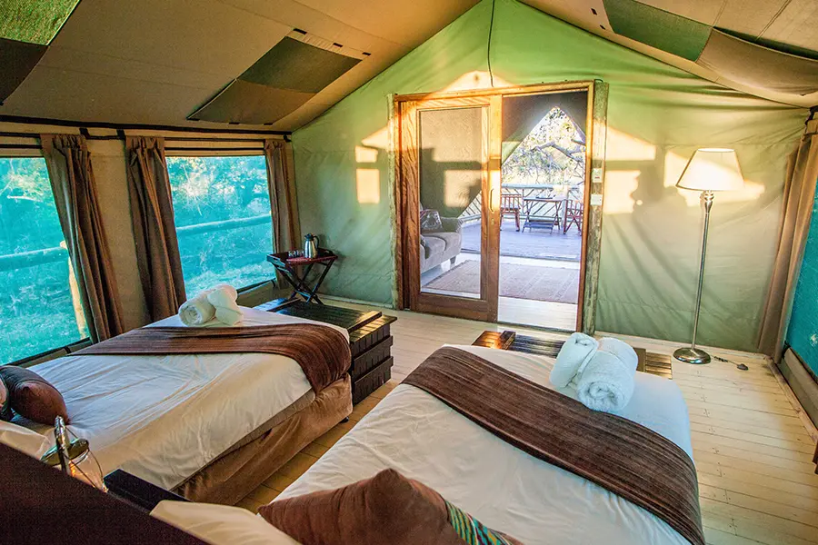 Bedroom with a view