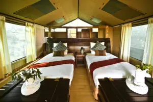 Pom Pom Camp bedroom