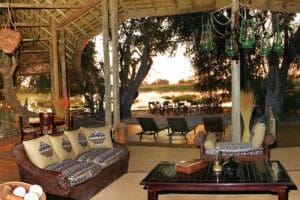 View of Pom Pom Camp lounge and deck