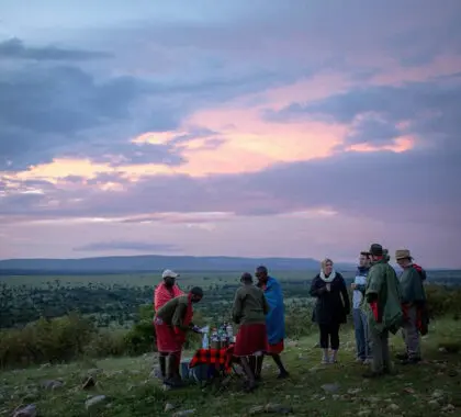 Porini-Mara-Camp-Sundowner