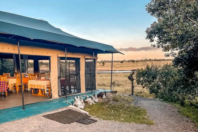 Camp exterior.
