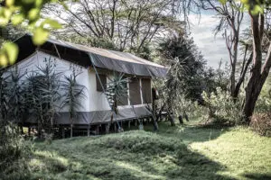 Exterior view of Porini Mara Camp.