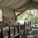 Bedroom at Porini Mara Camp.