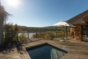 Vistas desde la piscina.