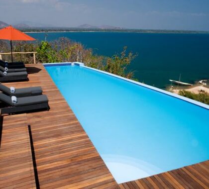 Enjoy a swim in the pool and appreciate the incredible view over the Lake Malawi 