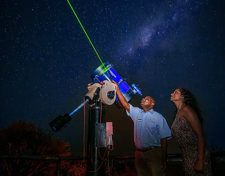 Spend your nights stargazing. 