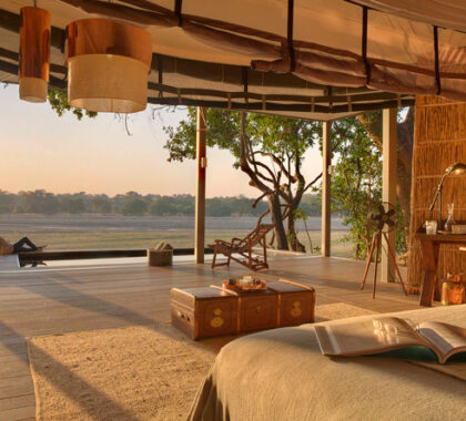Gloriously romantic Chinzombo Camp takes South Luangwa accommodation to a new level.