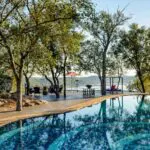 Pamushana Lodge has been designed to treat its guests to views at almost every turn.