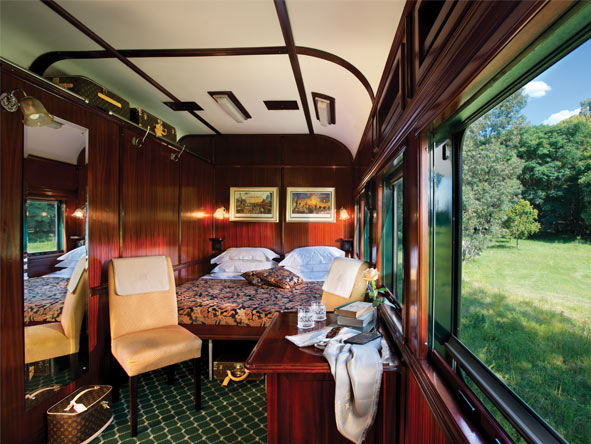 Your Rovos Rail suite is a reminder that the glory days of travel are not quite over.