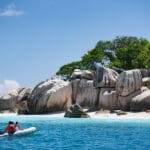 Disfrute de una gran variedad de actividades oceánicas en Praslin