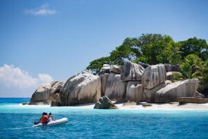Disfrute de una gran variedad de actividades oceánicas en Praslin