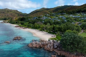 La costa virgen del Raffles Praslin.