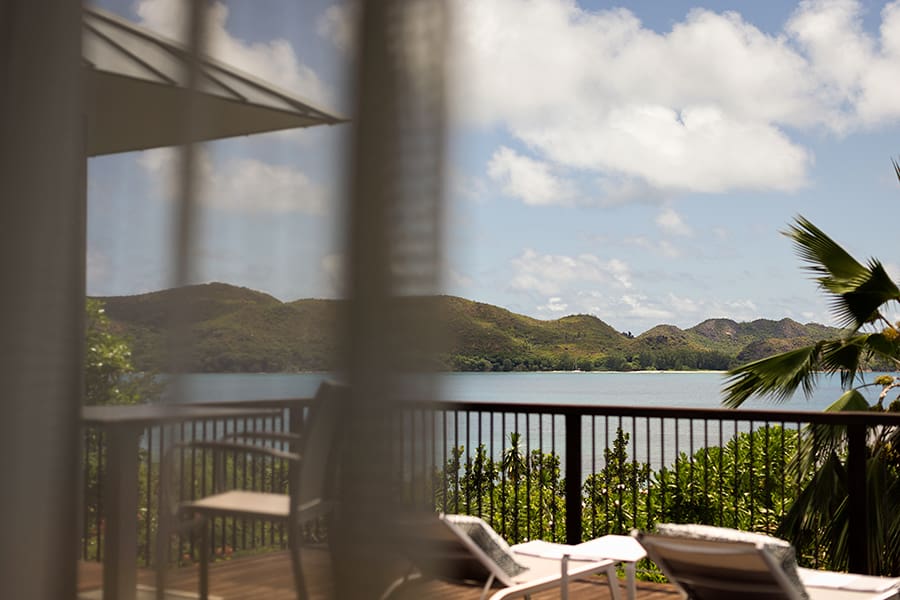 Vistas de ensueño desde las villas con vistas al océano.