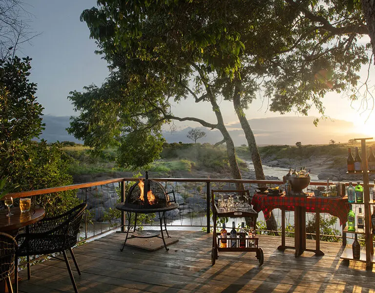 Breath in the fresh air while enjoying sundowners on the deck.