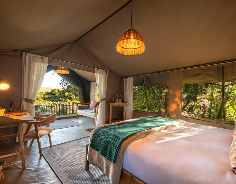 Rekero Tent interior.