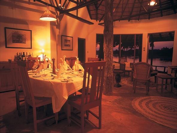 Enjoy a delicious dinner in the cozy dining room
