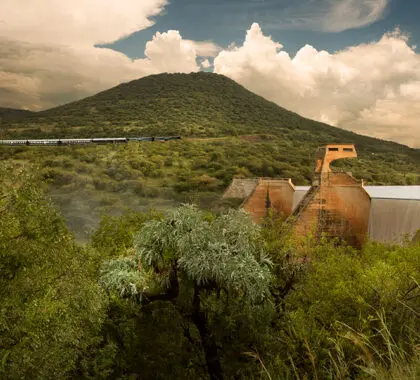 Vistas espectaculares desde el tren.