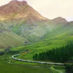 Rovos Rail journey through the mountains and landscapes of South Africa.