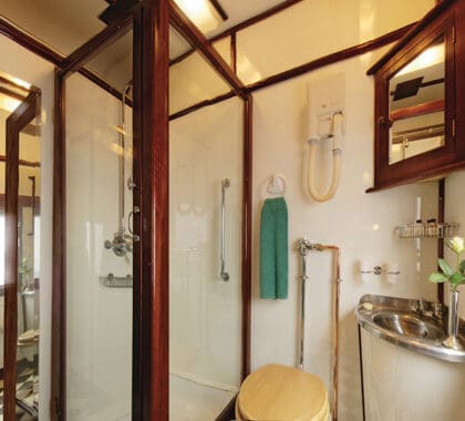 Cuarto de baño de lujo.